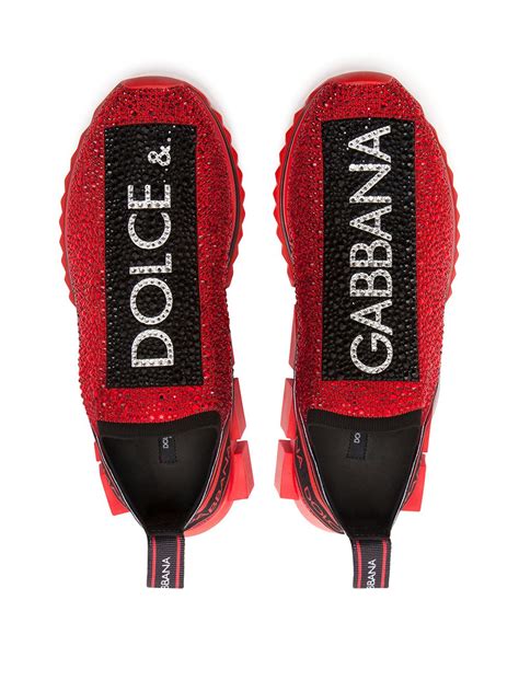 rhinestone dolce gabbana sneakers|dolce gabbana sneakers with bling.